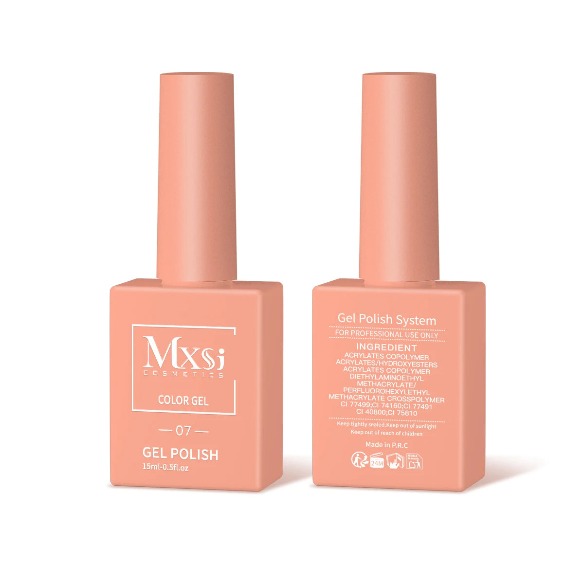 Mxsi 15ml Gel Nail Polish Neon & Pastel UV Gel Varnish