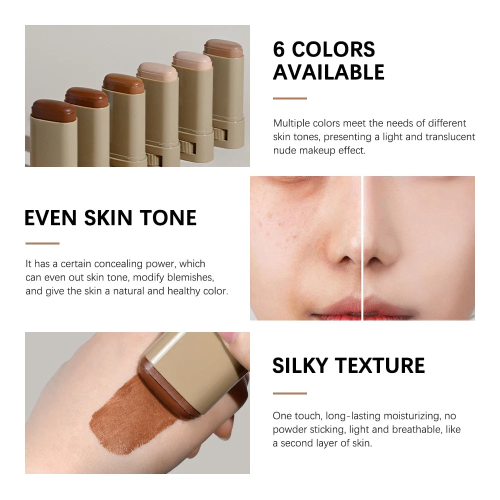 Eraser Foundation Stick: Silky Texture & Moisturizing Concealer