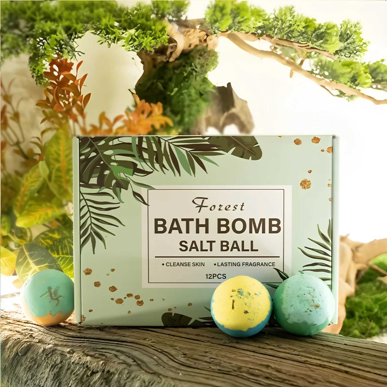 12pcs Bath Bomb Gift Set – Essential Oil Spa for Skin