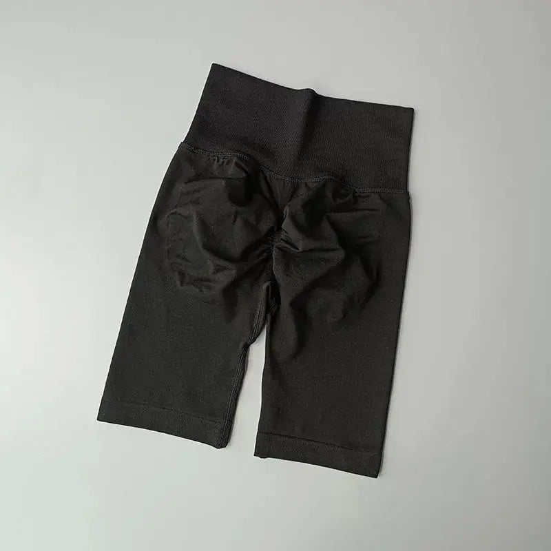 Women High Waist Yoga Shorts Hip-Lifting Quick-Dry Fitness Gym Pants Vervelle