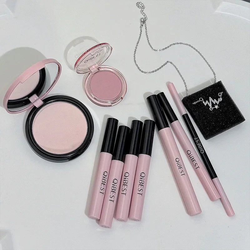 QIBEST Pink Camera Makeup Gift Set Vervelle