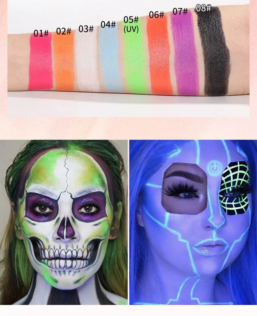 Halloween Makeup Body Face Paint Make Up Kids Face Cosmetics Party Make Up