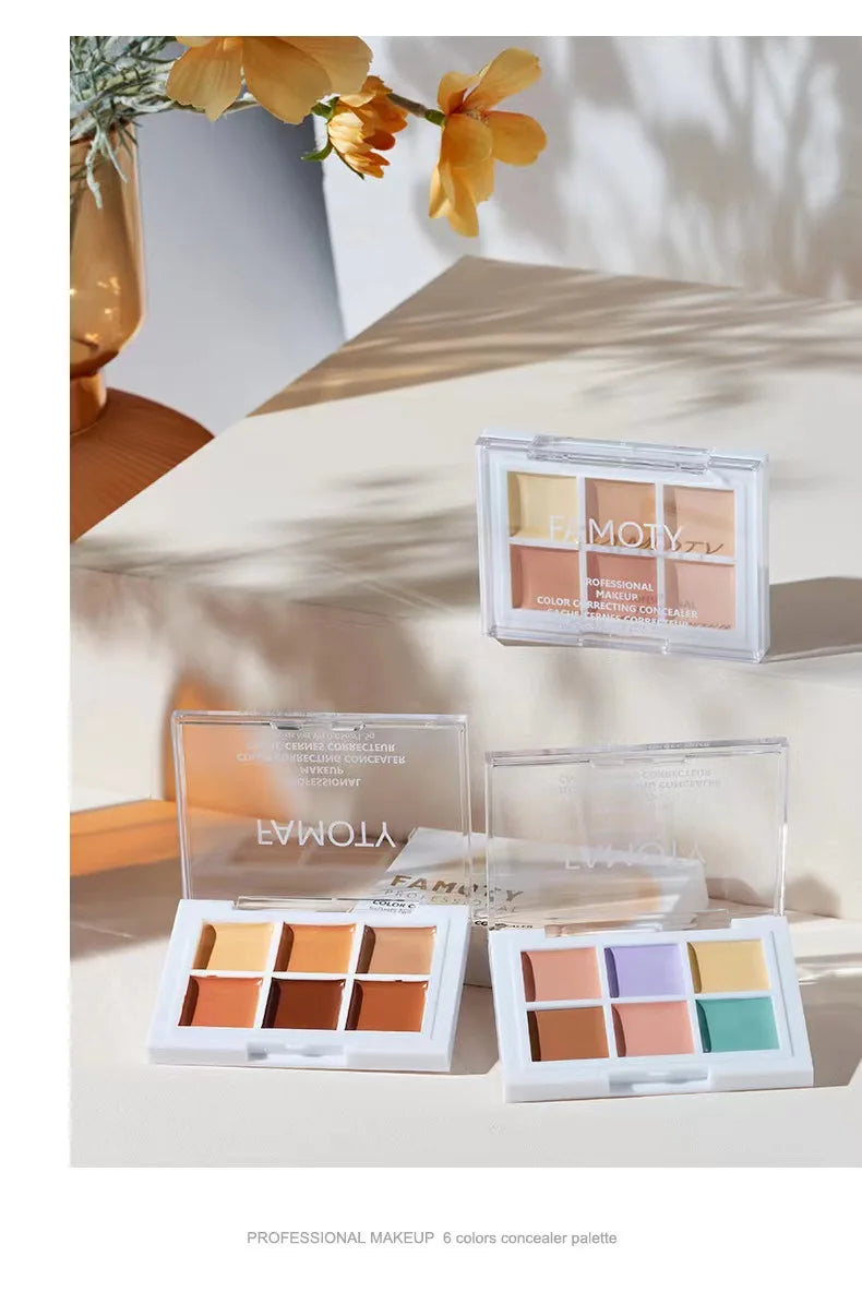 9-Tone Concealer Palette – Full Coverage for Acne, Dark Circles & Brightening Vervelle