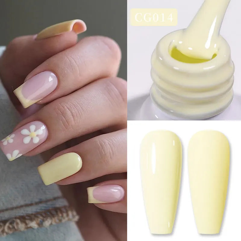 BORN PRETTY Jelly Nude Gel Nail Polish 10ml Light Pink