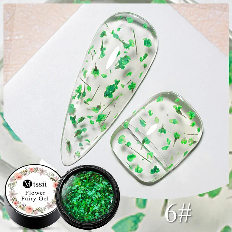 Mtssii 5 in 1 Glue Gel Reinforcement Gel No Wipe Top Coat Nail Art Soak Off UV