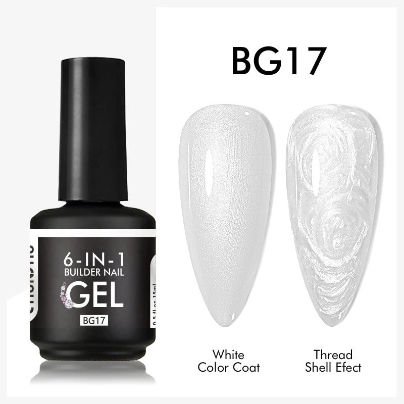 CHUNSHU 6-in-1 Extension UV Gel Polish 15ml Builder Gel