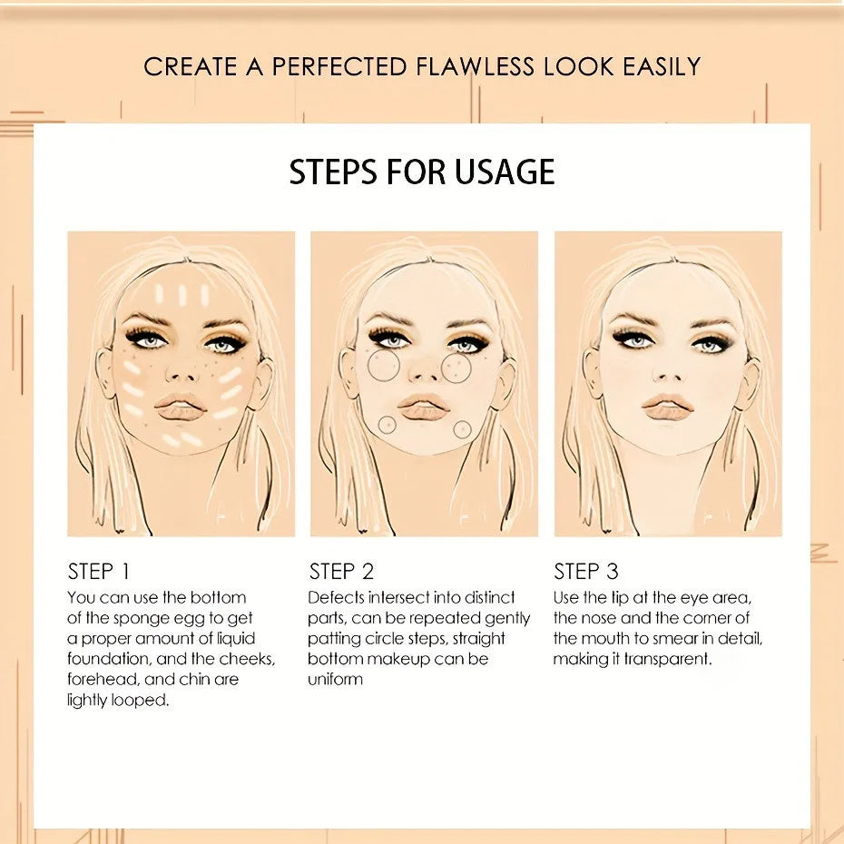 5-Color Foundation & Concealer Set – Matte Waterproof