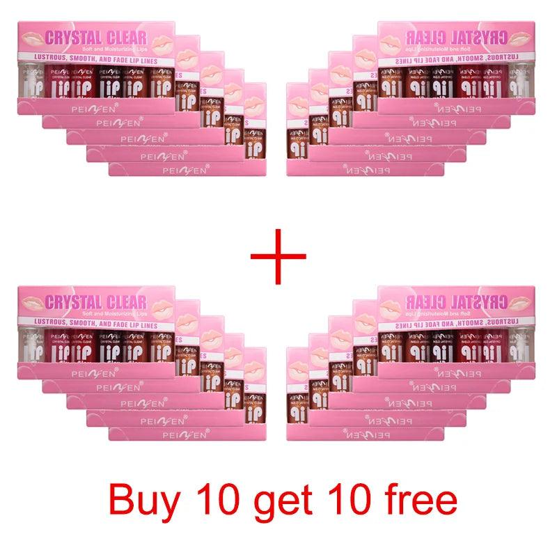 6pcs Hydrating Lip Gloss Set Vervelle
