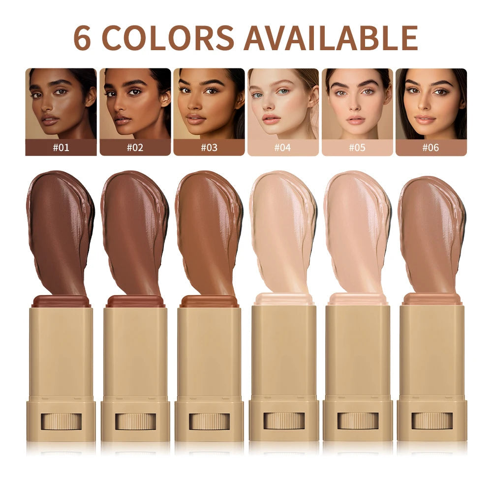 Skin Tint Foundation Stick 6 Colors High Coverage Balm Vervelle