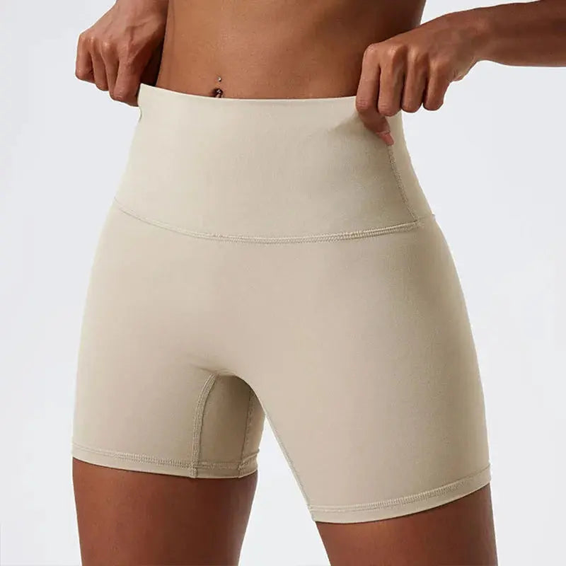 Super Soft Women’s High-Waist Yoga & Gym Shorts – Push-Up, Premium Fitness Vervelle
