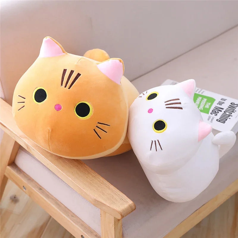 Kawaii Cat Plush Pillow Vervelle