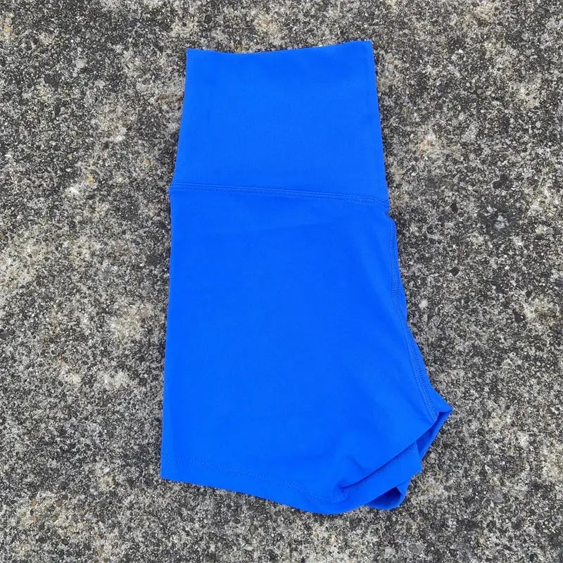 Sexy High-Waist Yoga Shorts for Women – Soft, Compression Fitness & Sport Vervelle