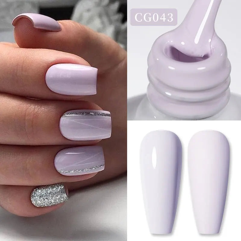 BORN PRETTY Jelly Nude Gel Nail Polish 10ml Light Pink