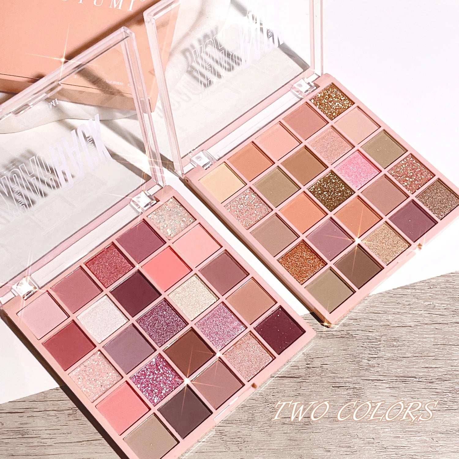 25-color eye shadow tray, oatmeal milk tea tray, sparkling powder