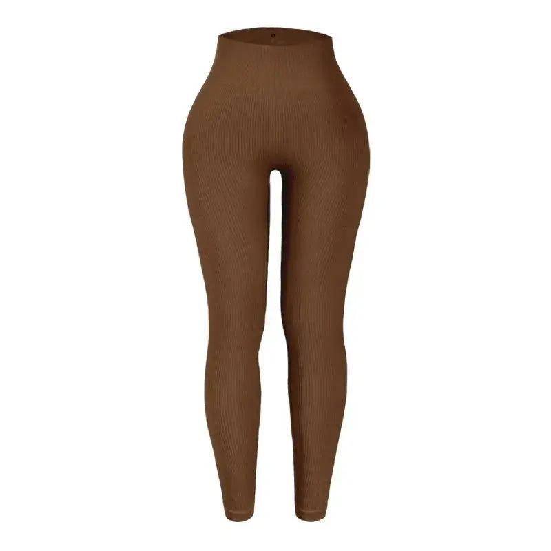 Women Seamless Thread-Knit Leggings High Waist Hip Lifting Yoga Pants Vervelle