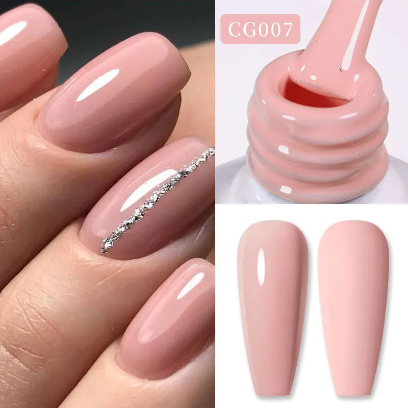 BORN PRETTY Jelly Nude Gel Nail Polish 10ml Light Pink