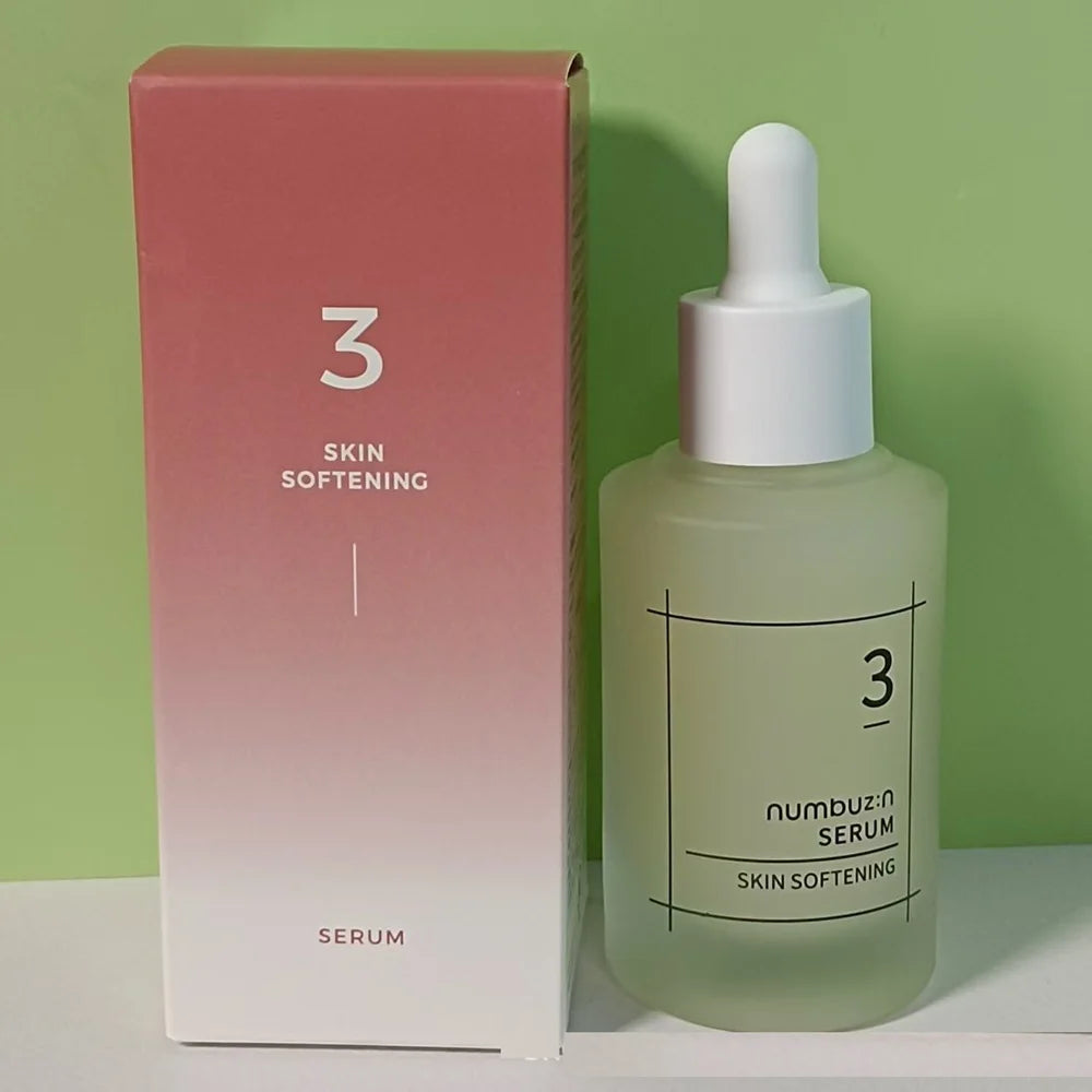 Korean Numbuzin Number 3 Skin Care - Tone-up Cream, Super Glowing Toner, Soft And Shiny Facial Serum, Number 3 Essence