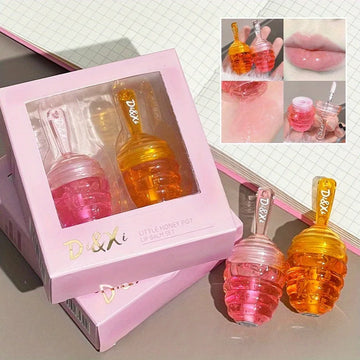 Small Honeypot Lip Oil – Moisturizing & Hydrating Balm