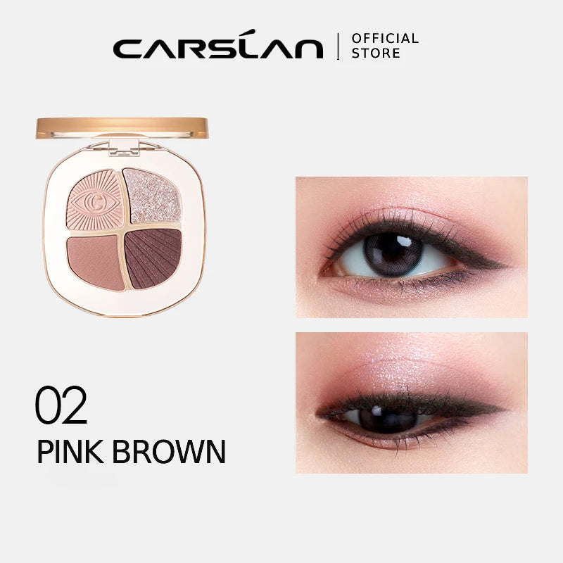 CARSLAN 4-Color Eyeshadow Palette Vervelle