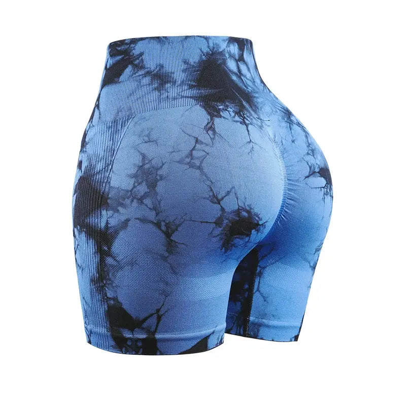 CHRLEISURE yoga shorts Women High Waist Seamless Ribbed Yoga & Biker Shorts Vervelle