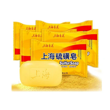 Shanghai Sulfur Soap 85g – Oil Control & Blackhead Cleanser