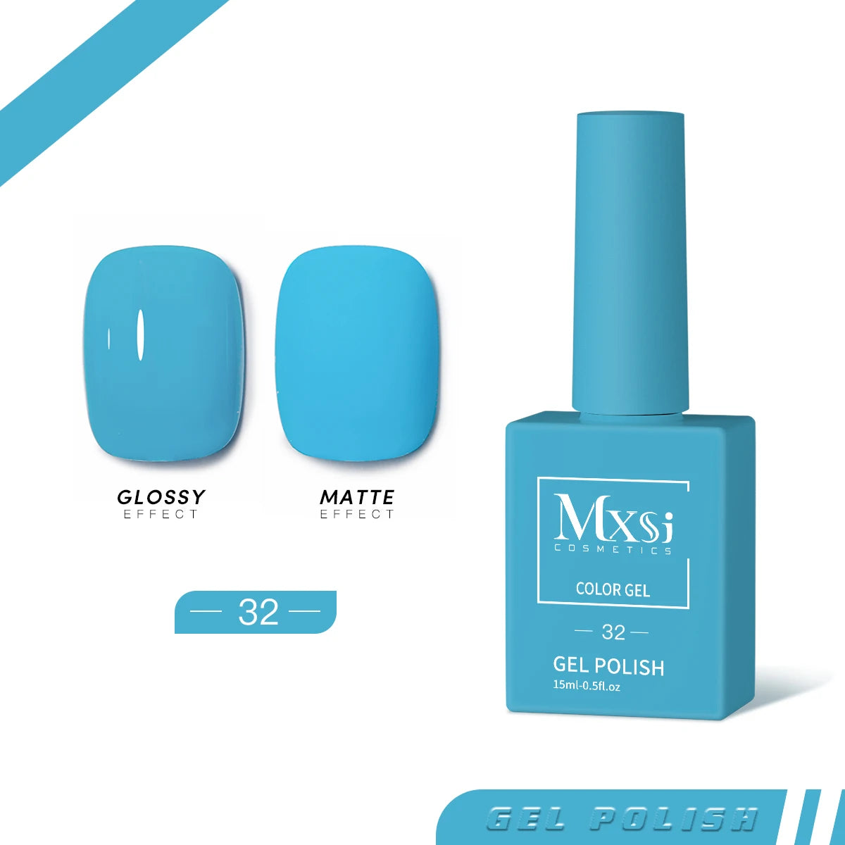 Mxsi 15ml Gel Nail Polish Neon & Pastel UV Gel Varnish
