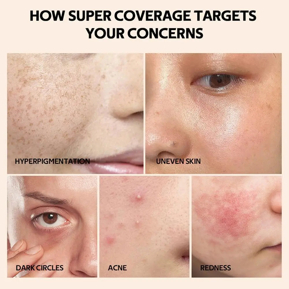 Super Coverage Concealer – Multi-Use Cream for Contour, Highlight & Retouch Vervelle
