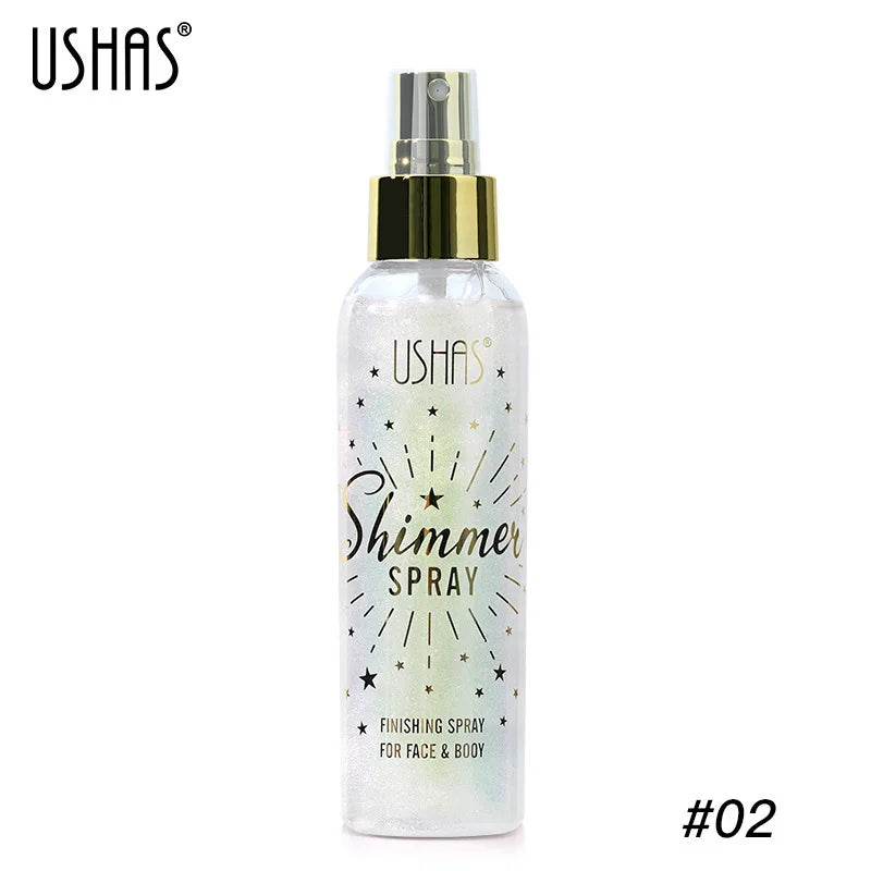 Liquid Highlight Spray Body Face Waterproof Makeup