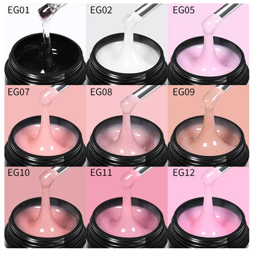 BORN PRETTY 30ml Milky White Hard Gel Nail Extension
