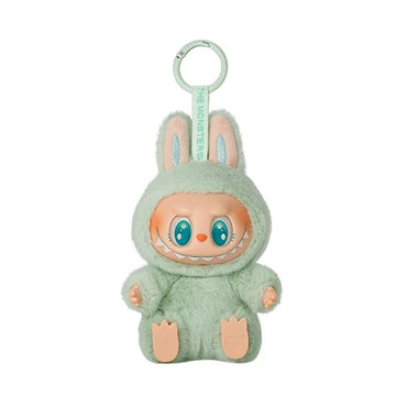 Authentic Pop Mart Labubu Sitting Party Series Vinyl Plush Blind Box Figurine Pendant