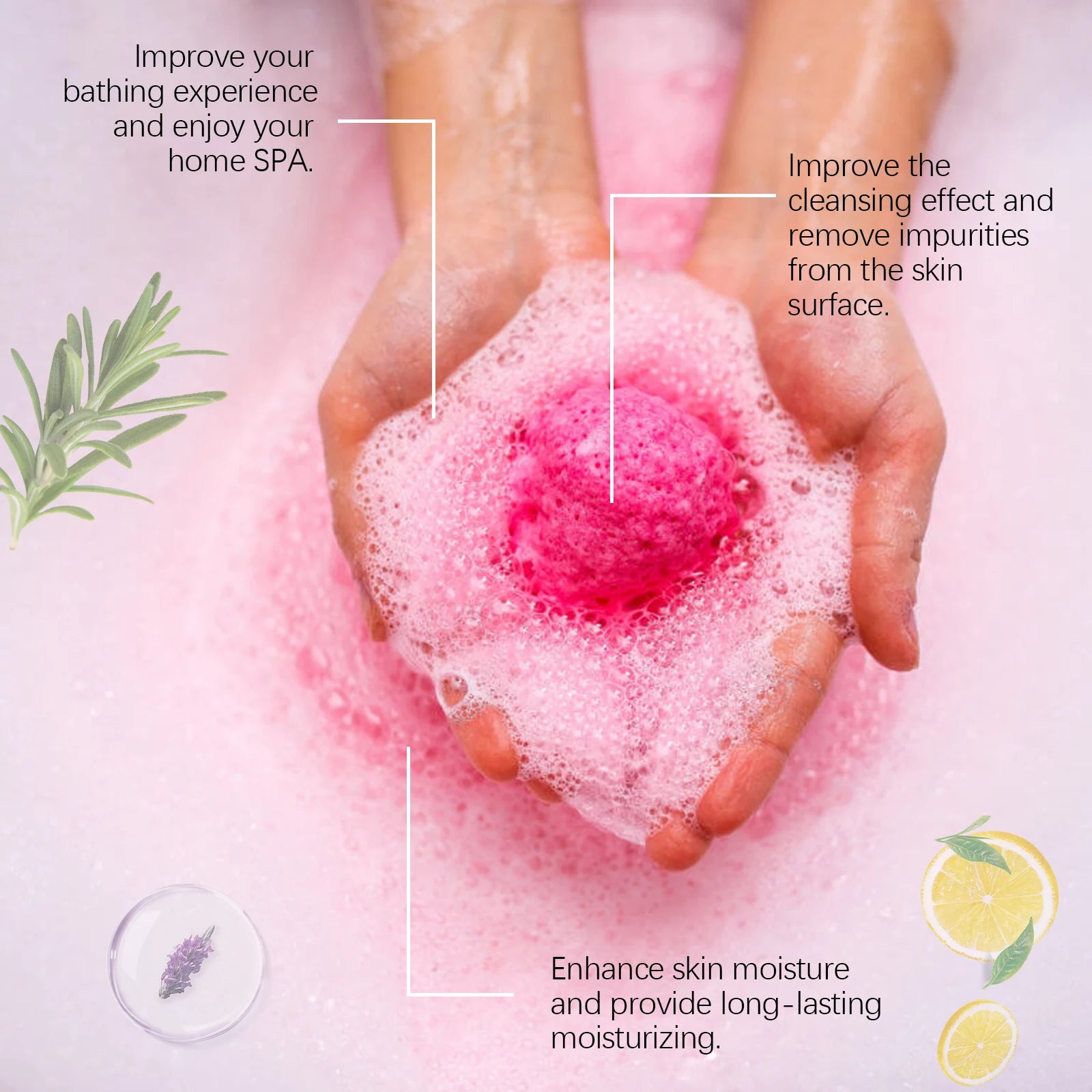 Christmas Bath Bombs Gift Set - 6PCS Spa Foot & Body