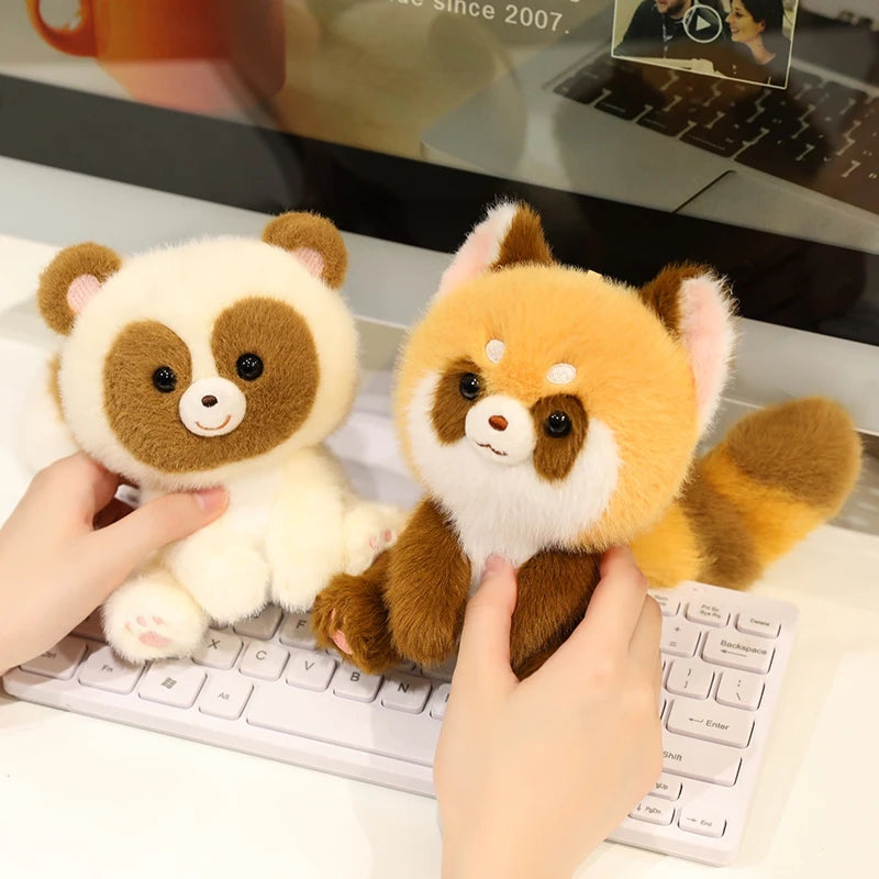 Cute Sitting Animal Plush Set Vervelle