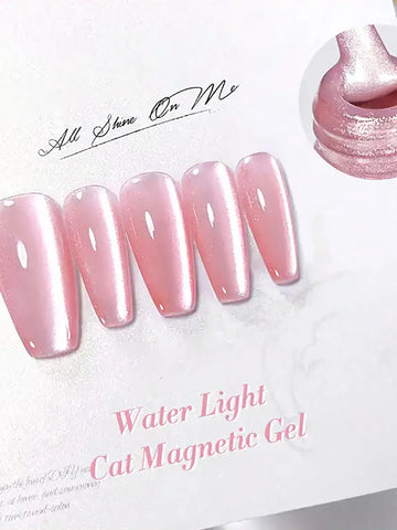 TC 10ml Summer Pink Peach Glass Bead Cat Eye Gel