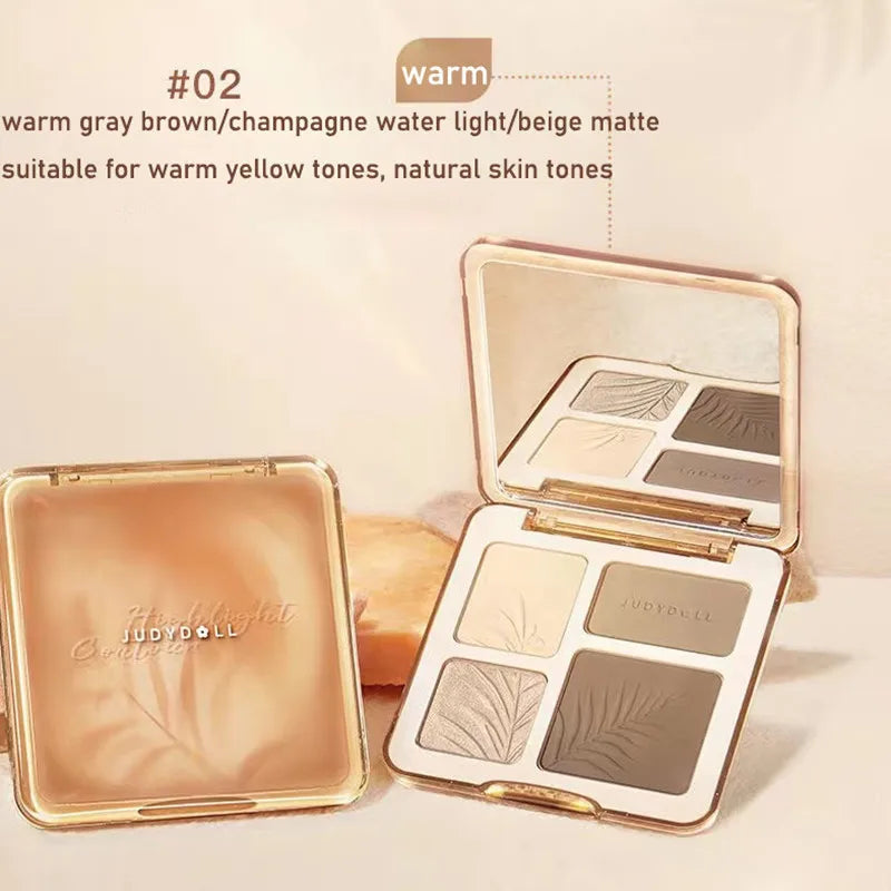Judydoll Facial Highlighter – 3D Nose & Contour Powder Vervelle