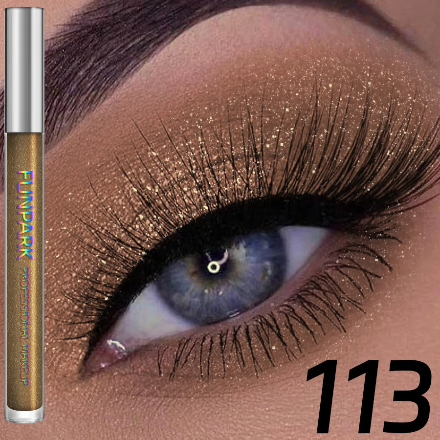 Colorful Liquid Eyeshadow & Glitter Eyeliner Pen Shimmer