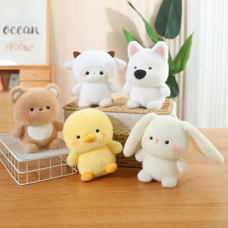 Kawaii Animal Plush Set – 6 Soft Toys Vervelle