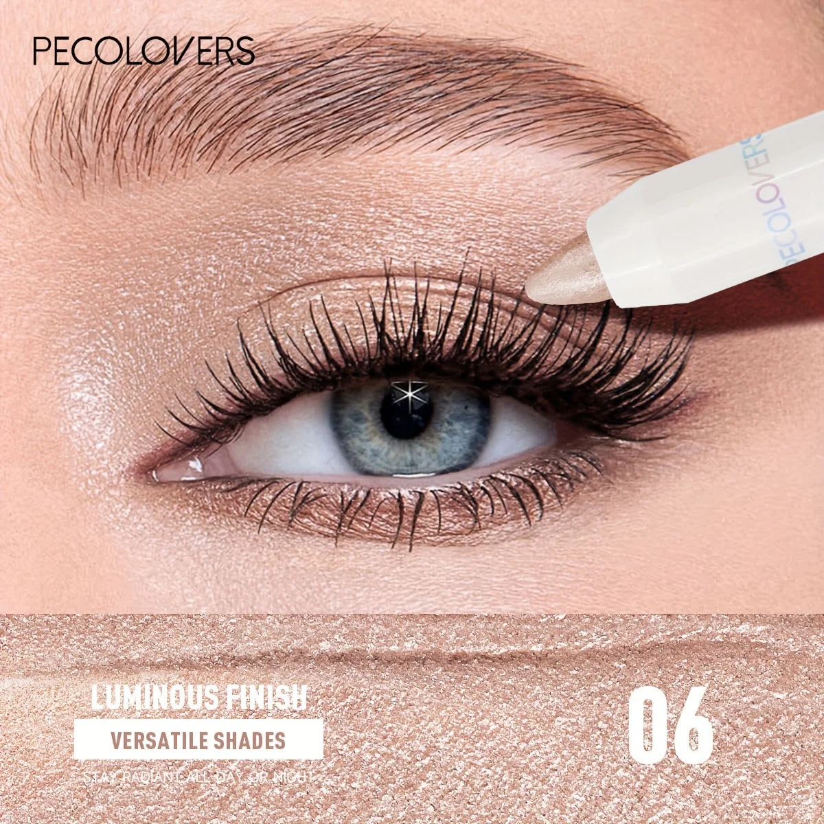 Waterproof Eyeshadow Stick Long-Lasting Neutral Brown