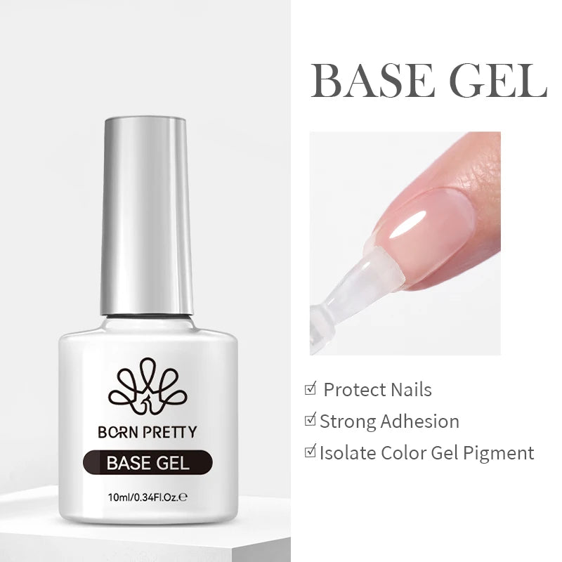 BORN PRETTY Jelly Nude Gel Nail Polish 10ml Light Pink