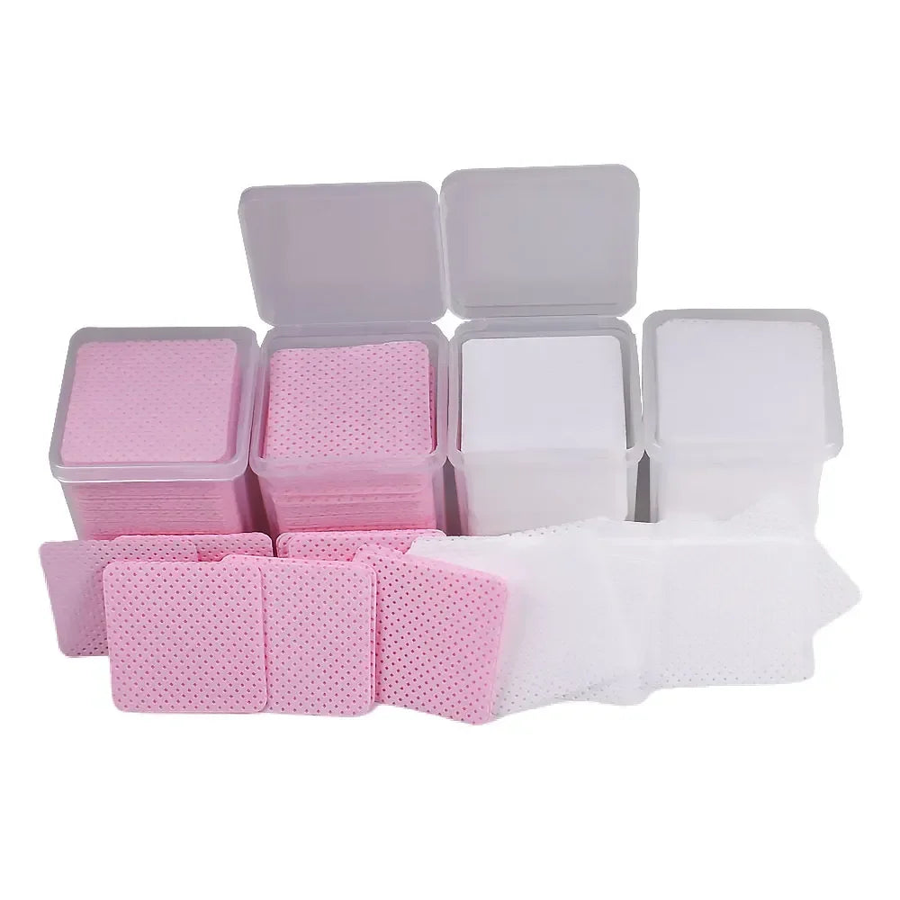 200pcs Disposable Cotton Pads – Nail & Makeup Cleaner