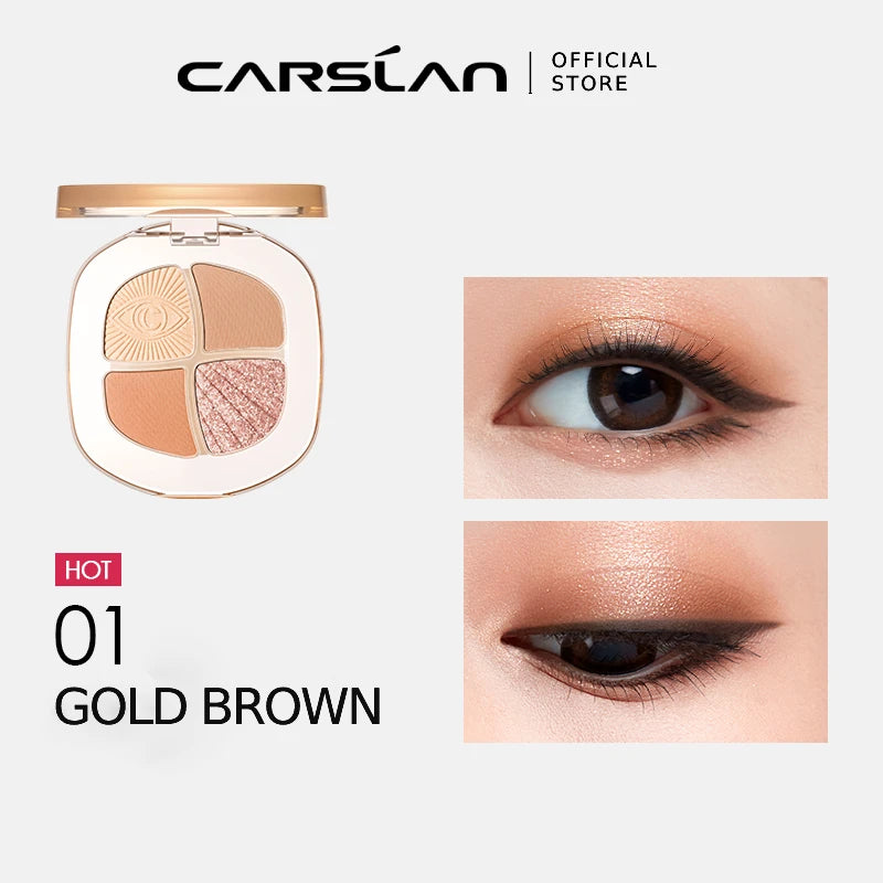 CARSLAN 4-Color Eyeshadow Palette Vervelle