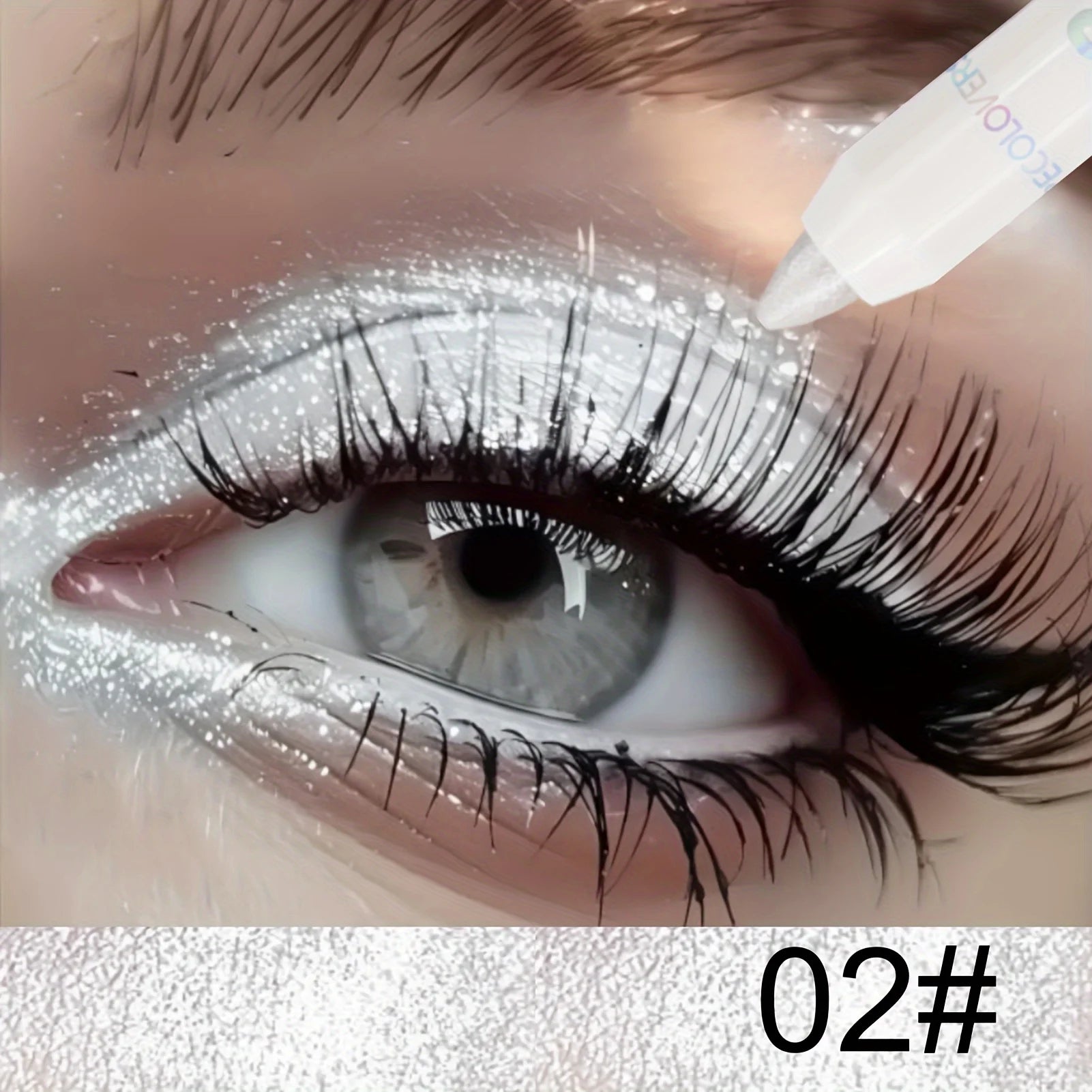 Waterproof Eyeshadow Stick Long-Lasting Neutral Brown