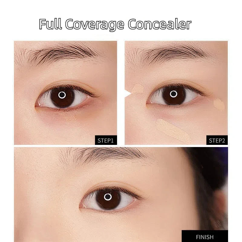 Face Concealer Waterproof Covers Acne Marks Dark Circles Long-lasting