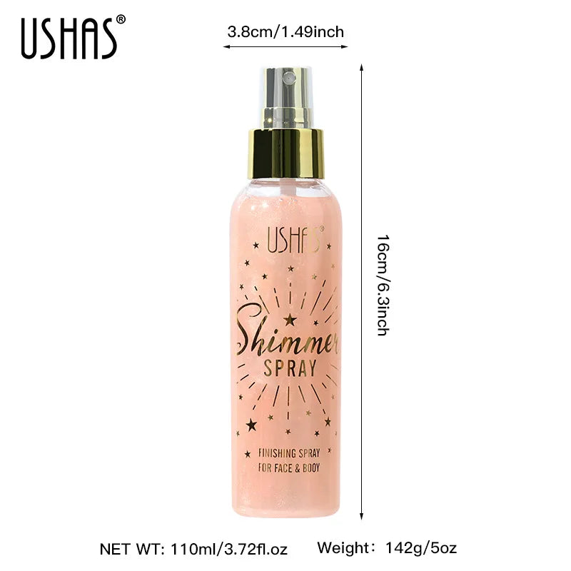 Liquid Highlight Spray Body Face Waterproof Makeup