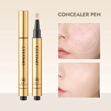 GECOMO Press Concealer Pen Long-Lasting Liquid Makeup