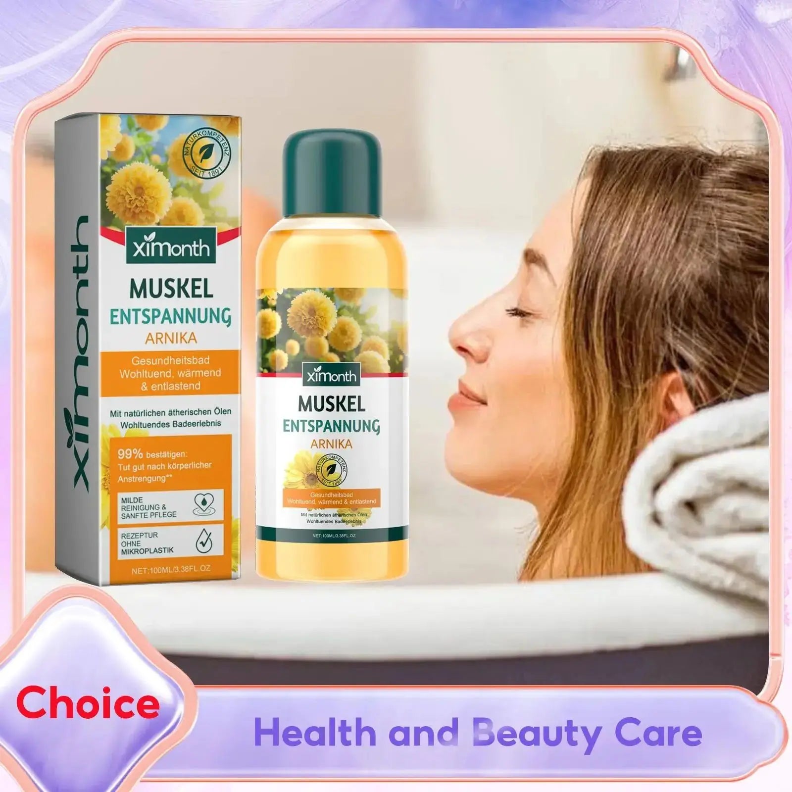 Nourishing Bath Oil – Exfoliating & Moisturizing Body Care