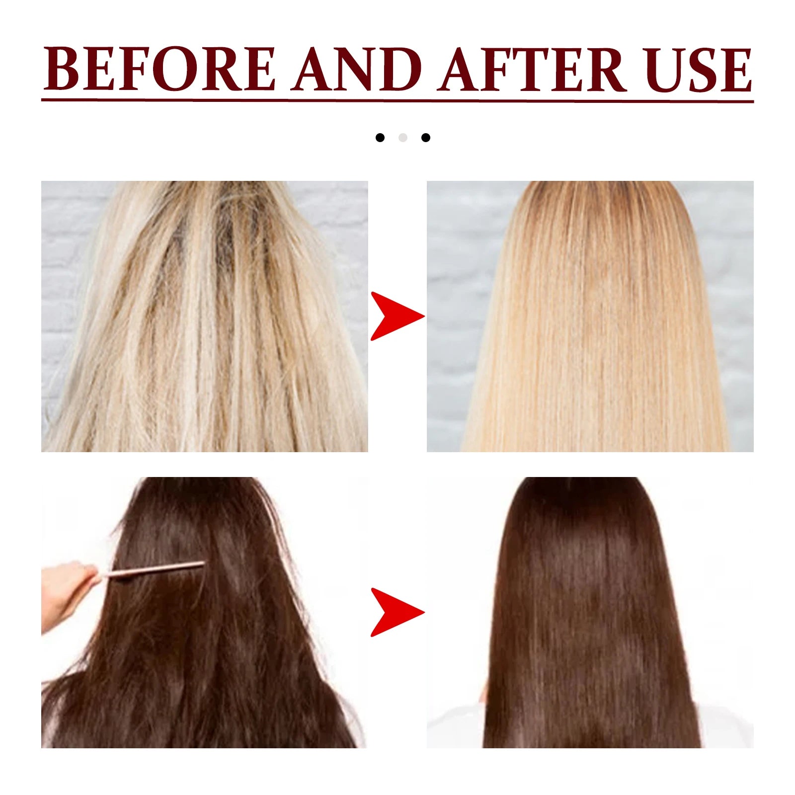 Smoothing Leave-In Hair Conditioner Cream for Damage Repair Vervelle