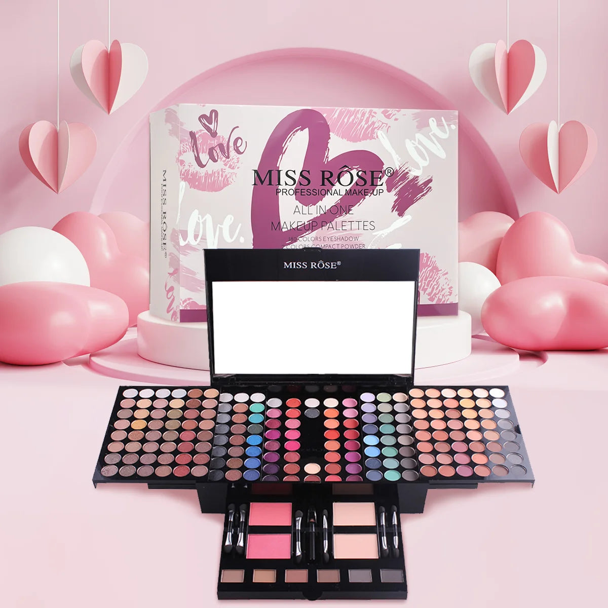 142-Color Eyeshadow & Blush Eyebrow Makeup Artist Set
