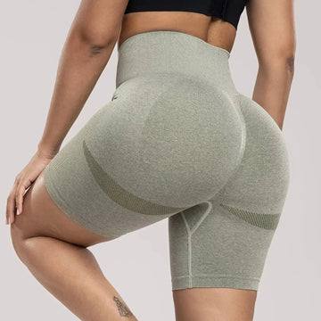 Women’s High Waist Seamless Multicolor Yoga & Fitness Shorts Hip-Lifting Vervelle