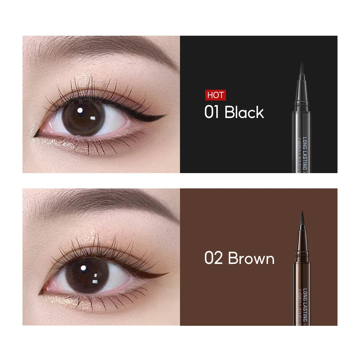 CARSLAN Waterproof Liquid Eyeliner Vervelle