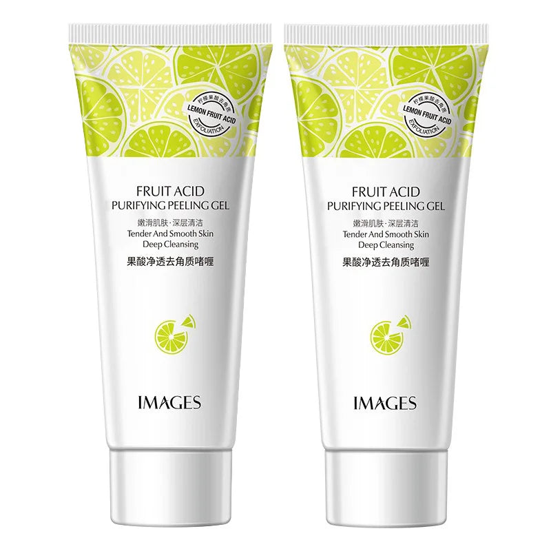 Fruit Acid Peeling Gel Exfoliating Facial Cleanser